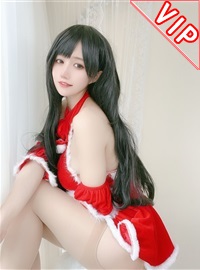 小仓千代w - 红色圣诞礼物裙